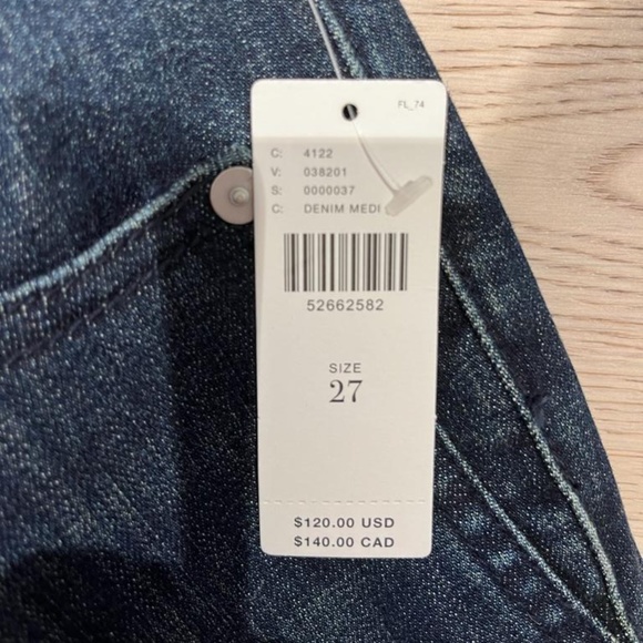 Pilcro by Anthropologie High Rise Denim Legging - NWT - Picture 3 of 3